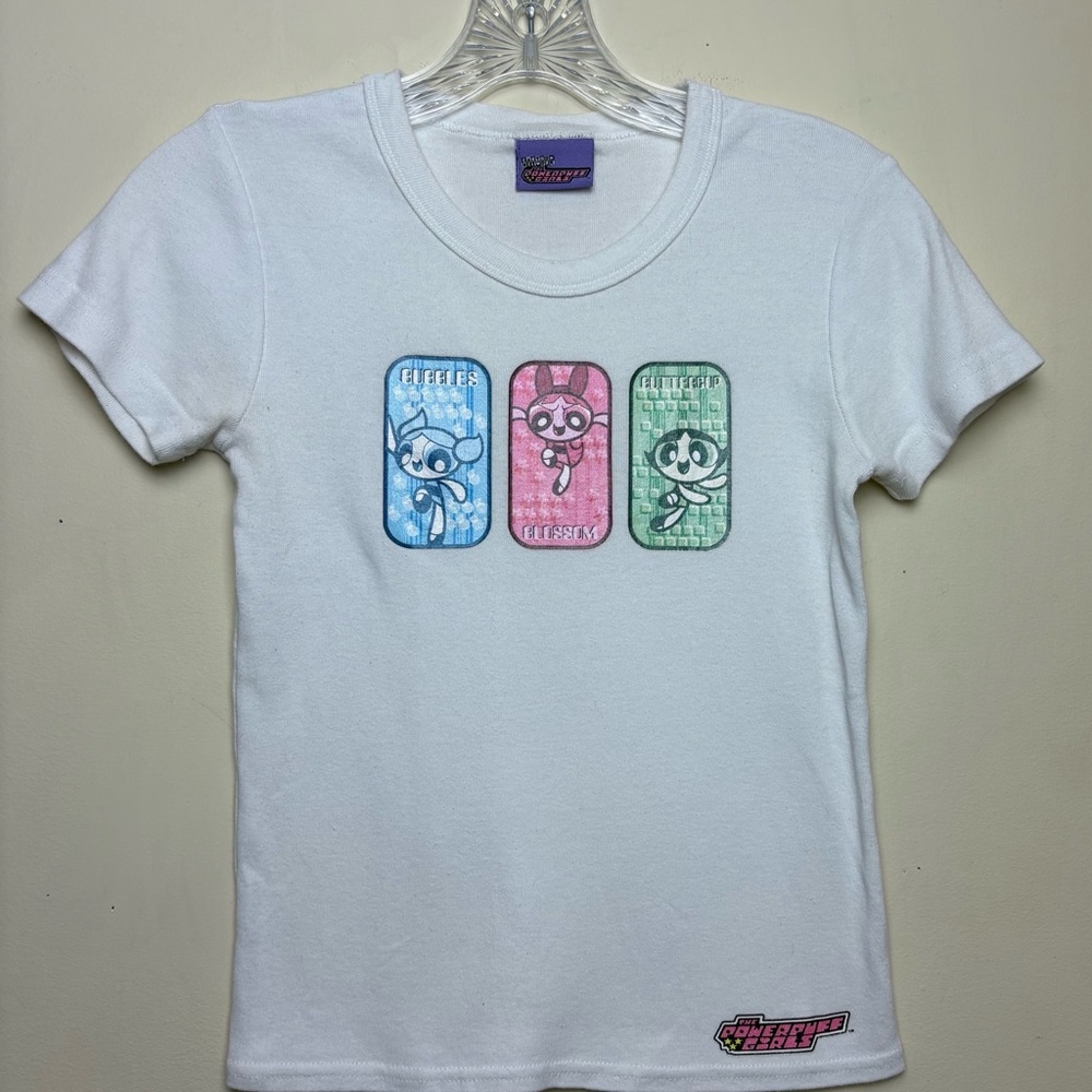 VTG Powerpuff Girls T-Shirt Girls Small-Medium Cartoon Network Buttercup Bubbles